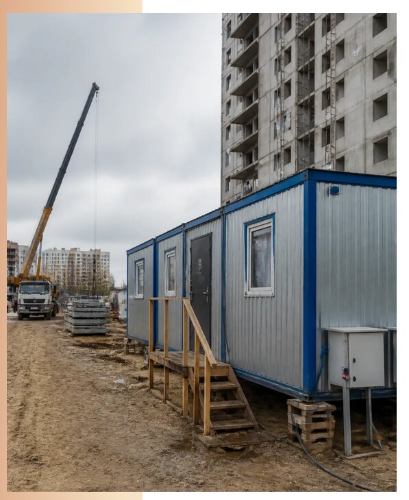 Аренда строительных вагончиков для рабочих в Ялуторовске